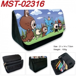 Labubu Anime Velcro canvas zip...