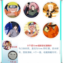Naruto Anime Rainbow Mask Badg...
