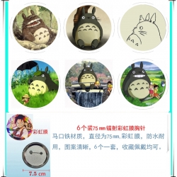 TOTORO Anime Rainbow Mask Badg...