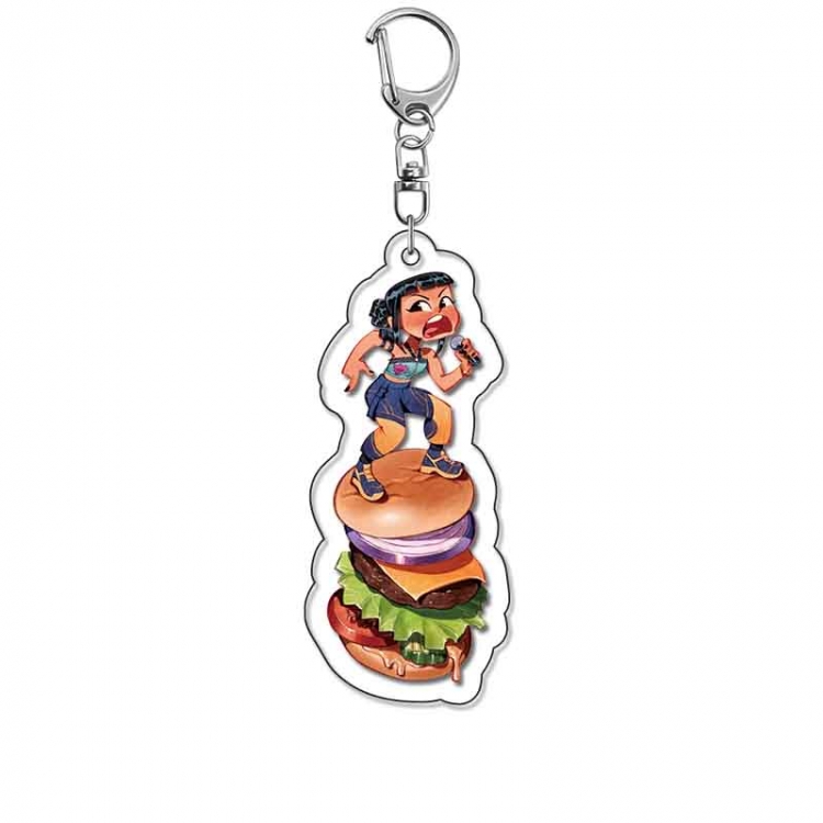 K-Pop Demon Hunters Anime Acrylic Keychain Charm price for 5 pcs