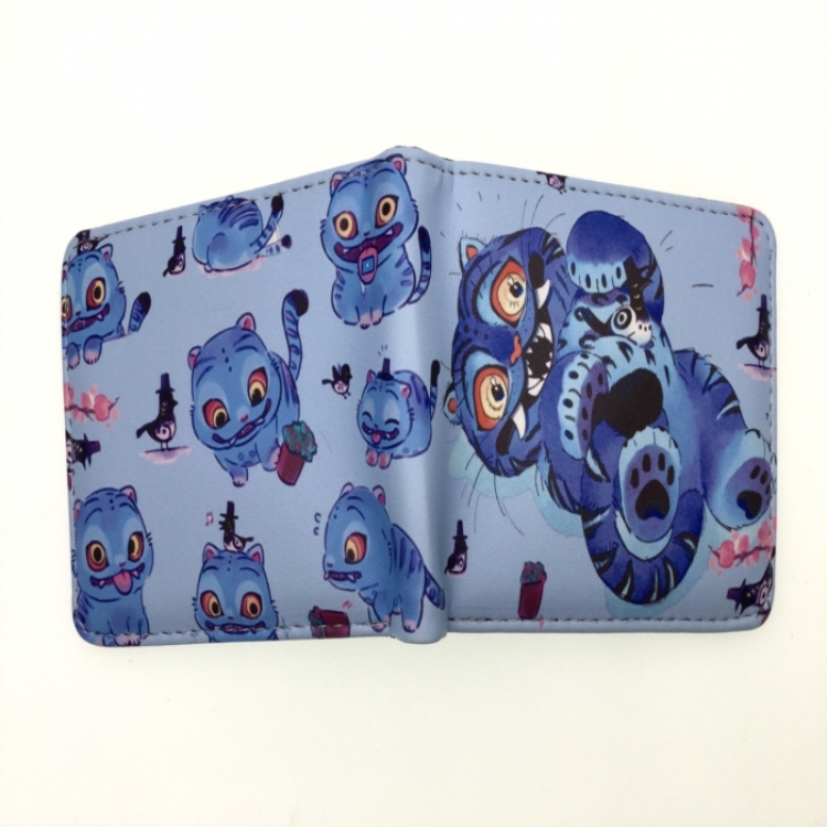 K-Pop Demon Hunters Anime two fold  Short wallet 11X9.5CM 60G 