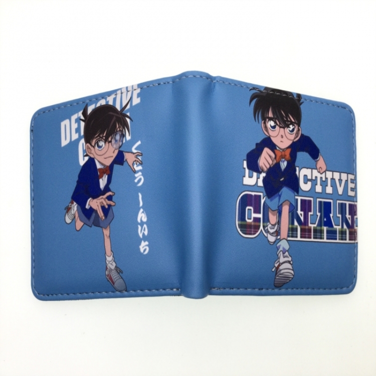 Detective conan Anime two fold  Short wallet 11X9.5CM 60G 