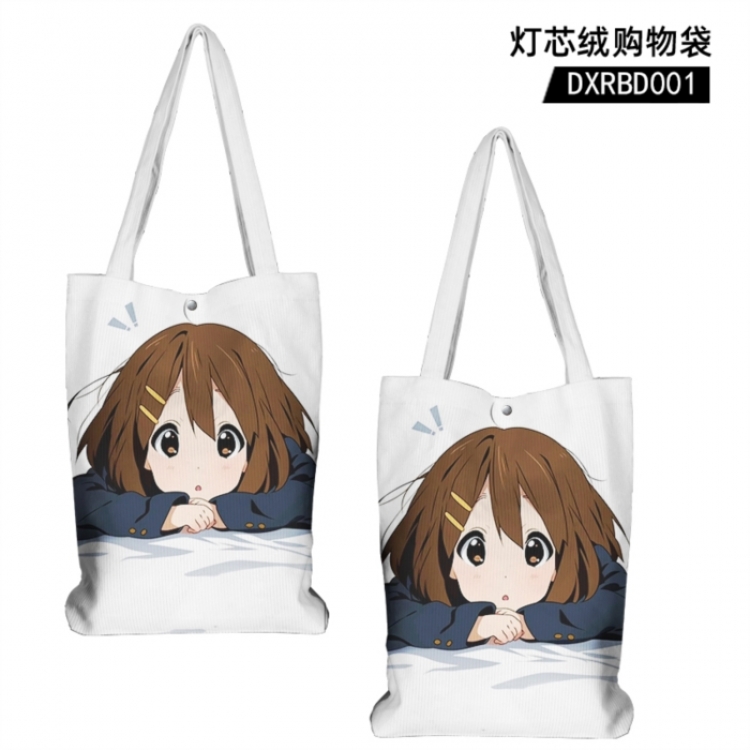 K-ON! Anime corduroy shopping bag