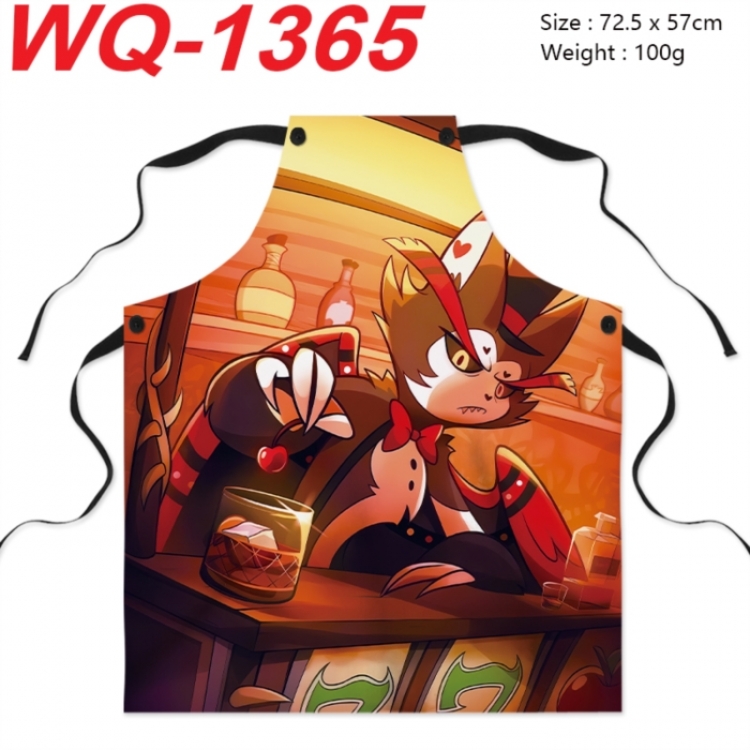 Hazbin Hotel Anime full-color printed apron 72.5x57cm