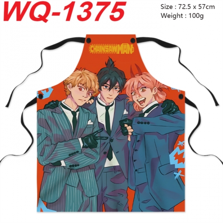 Chainsaw Man Anime full-color printed apron 72.5x57cm