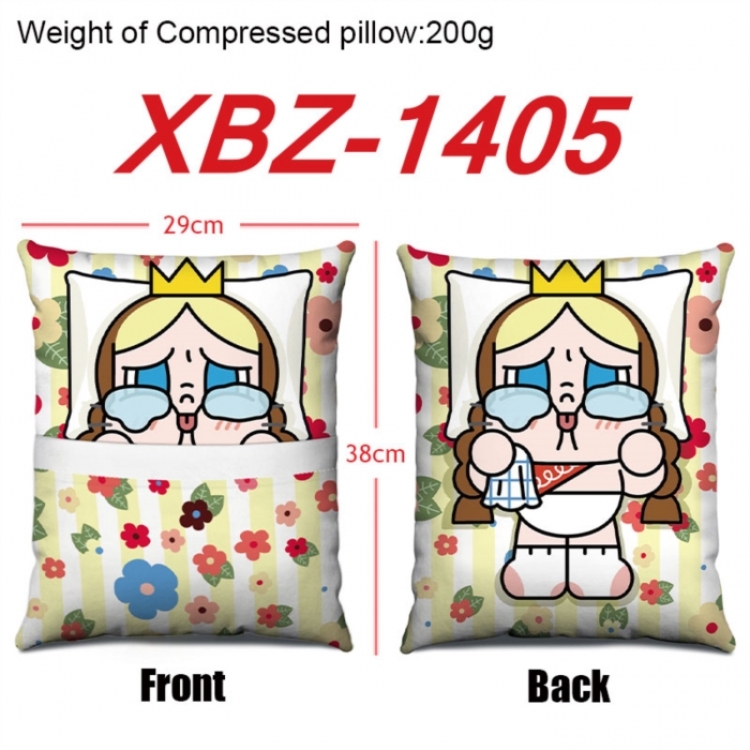 CryBaby Anime Square Crystal Velvet Pillow 29X38cm