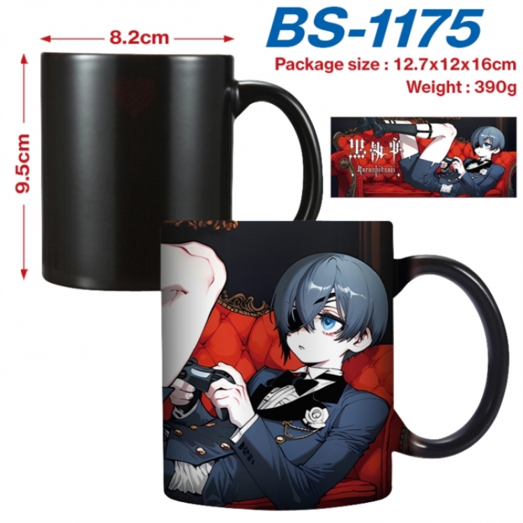 Kuroshitsuji  Anime high-temperature color-changing printing ceramic mug 400ml