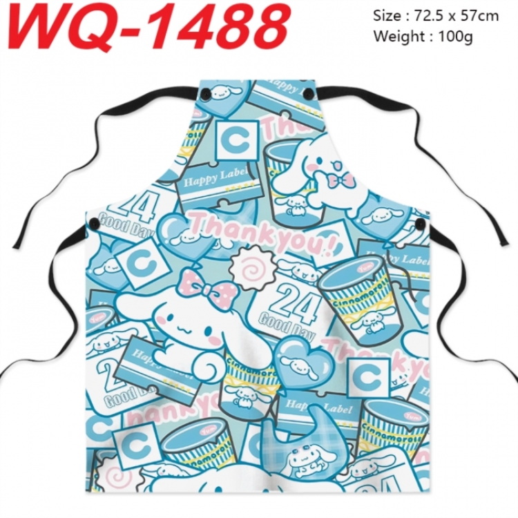 Sanrio Anime full-color printed apron 72.5x57cm
