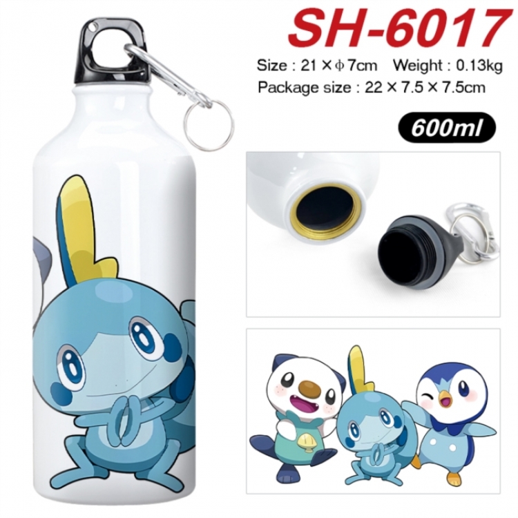 Pokemon Anime print sports kettle aluminum kettle water cup 600ml 21x7cm