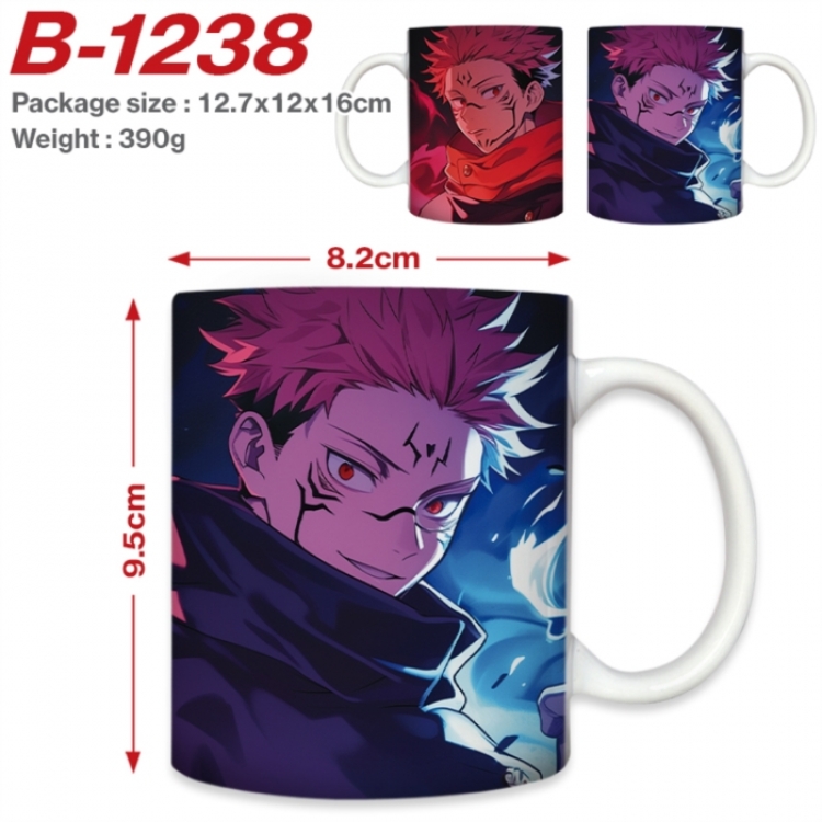 Jujutsu Kaisen Anime printed ceramic mug 400ml (single carton foam packaging) 