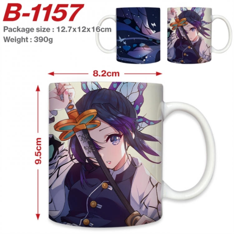 Demon Slayer Kimets Anime printed ceramic mug 400ml (single carton foam packaging) 