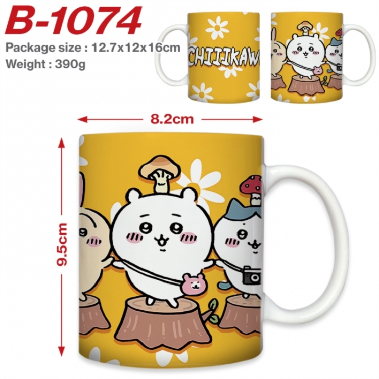Chiikawa Anime printed ceramic mug 400ml (single carton foam packaging) 