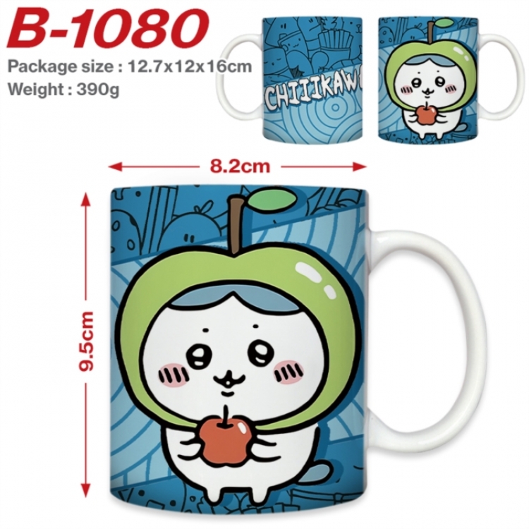 Chiikawa Anime printed ceramic mug 400ml (single carton foam packaging) 