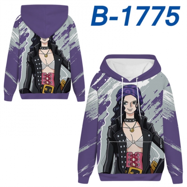 One Piece Anime full-color health cloth hooded sweatshirt from S to 4XL 