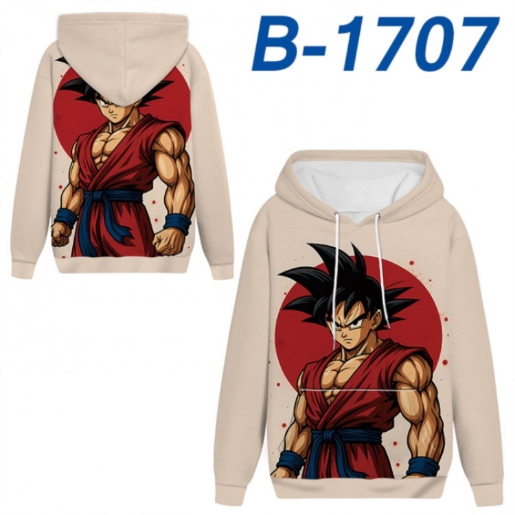 DRAGON BALL Anime full-color health cloth hooded sweatshirt from S to 4XL 