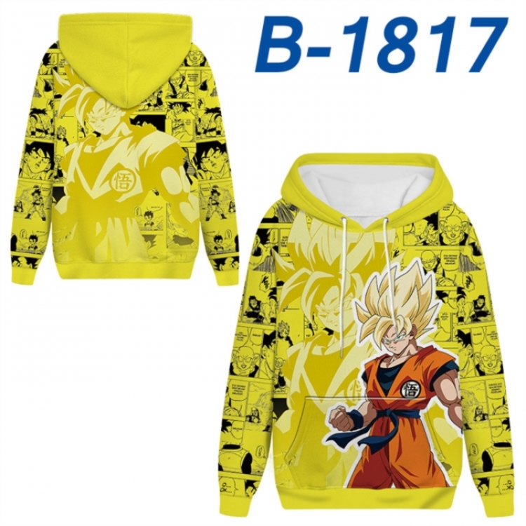DRAGON BALL Anime full-color health cloth hooded sweatshirt from S to 4XL 