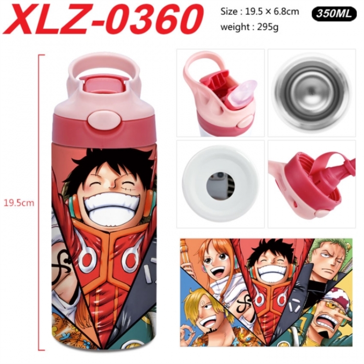 One Piece 304 stainless steel portable insulated cup 19.5X6.8CM 350ml