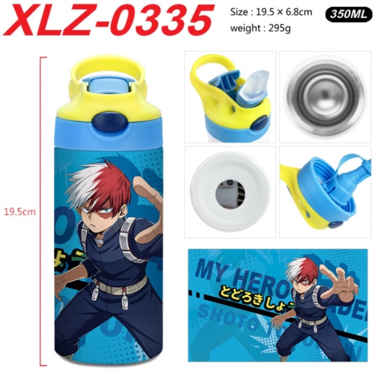 My Hero Academia 304 stainless steel portable insulated cup 19.5X6.8CM 350ml