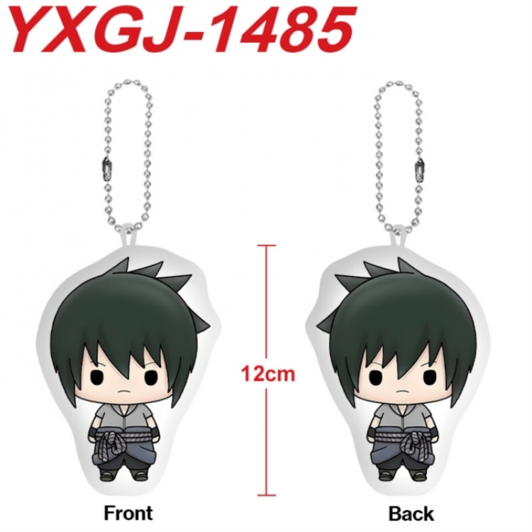 Naruto Anime full-color printed alien plush pendant keychain price for 5 pcs