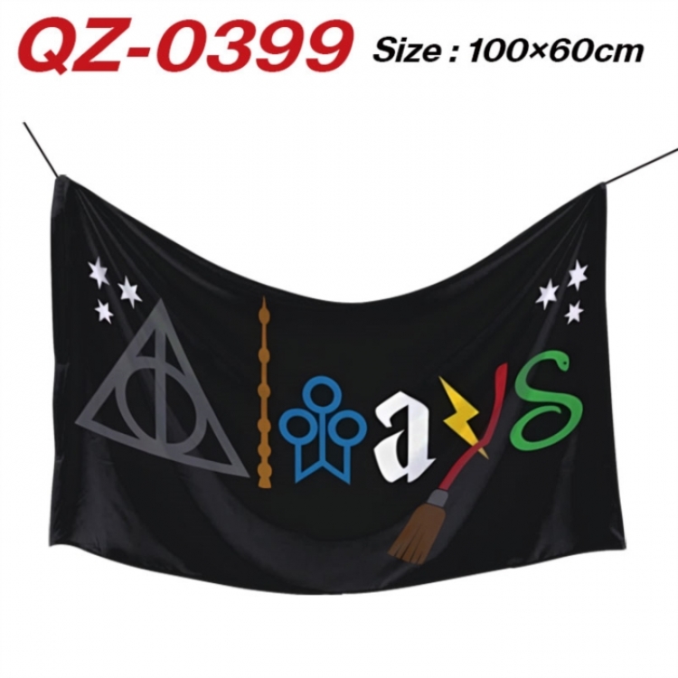 Harry Potter  Anime Full Color Watermark Printing Banner 100X60CM