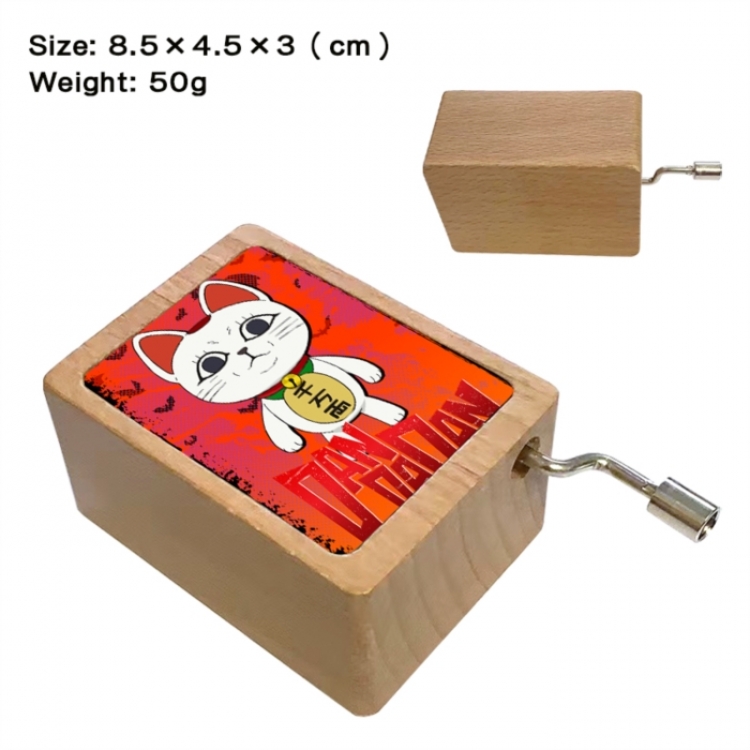 DANDADAN Anime printed wooden music box music box music box Christmas gift 8.5x4.5x3cm