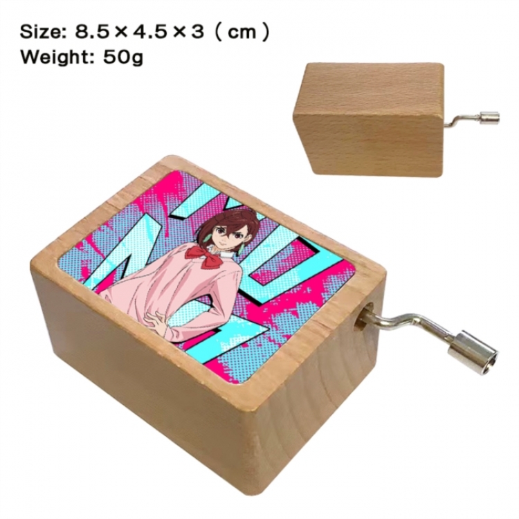 DANDADAN Anime printed wooden music box music box music box Christmas gift 8.5x4.5x3cm