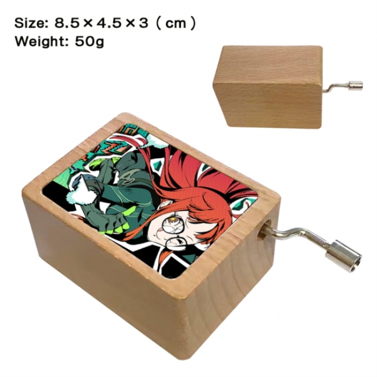 Megami Ibunroku Persona Anime printed wooden music box music box music box Christmas gift 8.5x4.5x3cm