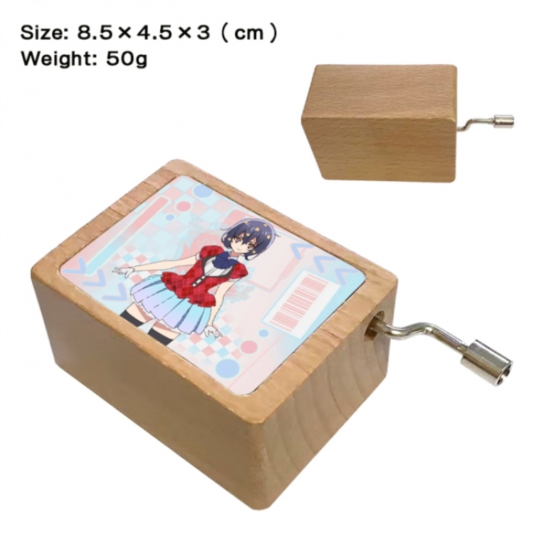ZombieLandSaga Anime printed wooden music box music box music box Christmas gift 8.5x4.5x3cm