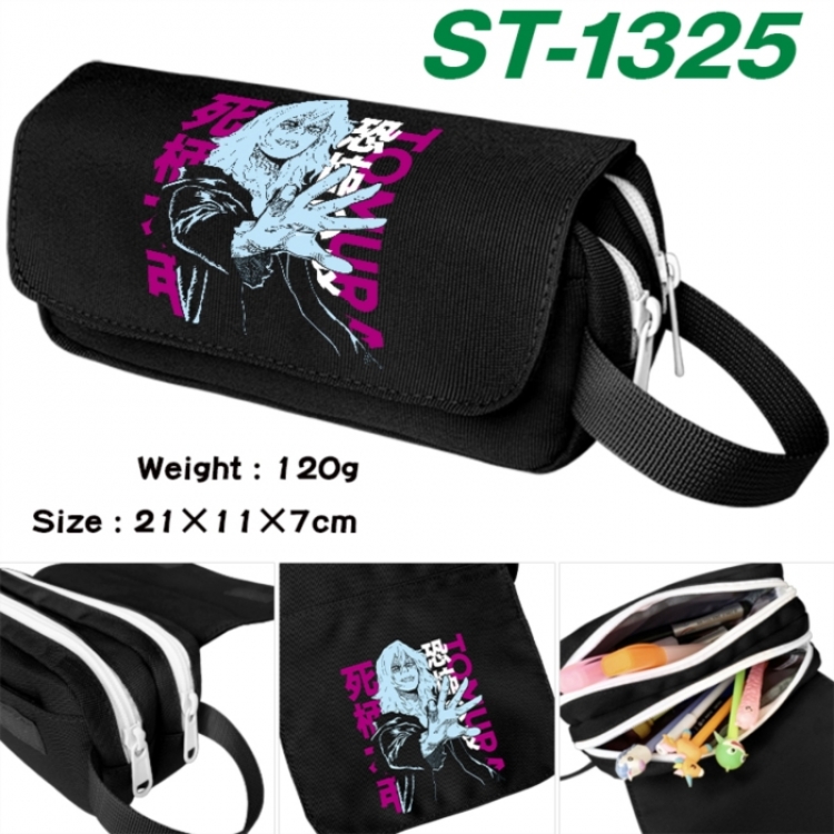 My Hero Academia Anime waterproof canvas portable double-layer pencil bag cosmetic bag 21x11x7cm