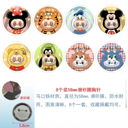 Labubu Anime round scrub film ...