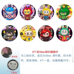 Labubu Anime round scrub film ...