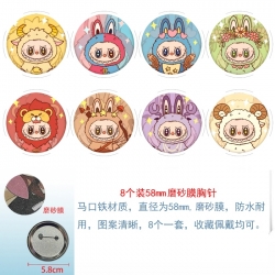 Labubu Anime round scrub film ...