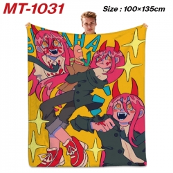 Chainsaw Man Anime flannel bla...
