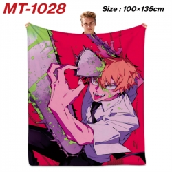 Chainsaw Man Anime flannel bla...