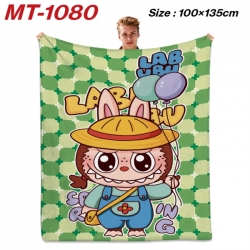 Labubu Anime flannel blanket a...