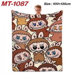 Labubu Anime flannel blanket a...