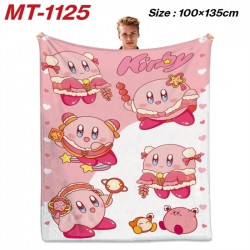 Kirby Anime flannel blanket ai...