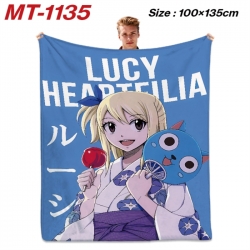 Fairy tail Anime flannel blank...