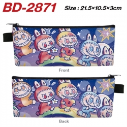 Labubu Anime PU Leather Zipper...