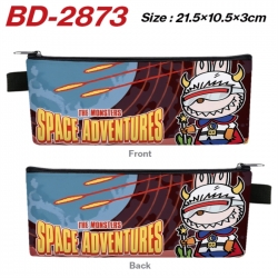 Labubu Anime PU Leather Zipper...