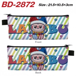 Labubu Anime PU Leather Zipper...