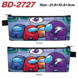 Among us Anime PU Leather Zipp...