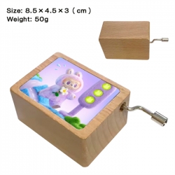 Labubu Anime printed wooden mu...