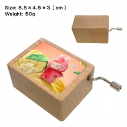 Labubu Anime printed wooden mu...