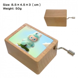 Labubu Anime printed wooden mu...