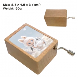 Labubu Anime printed wooden mu...