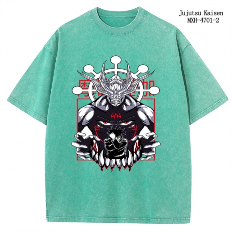 One Piece Anime peripheral pure cotton washed and worn T-shirt from S to 4XL