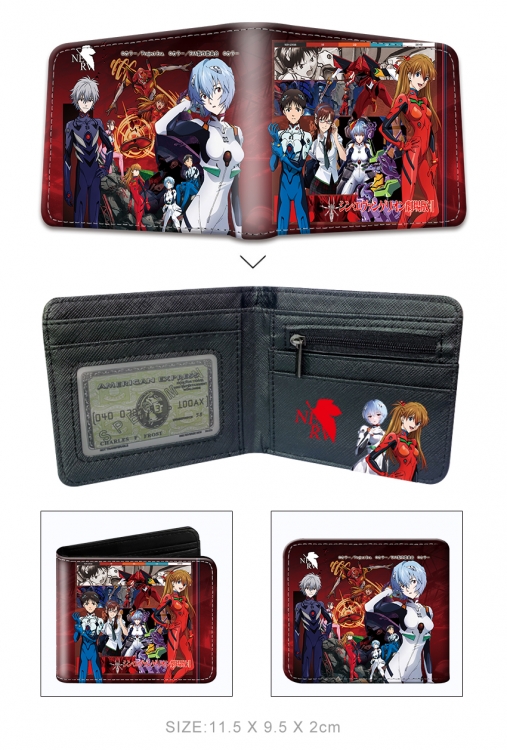 EVA 3D concave convex two fold short card wallet wallet wallet 11X9.5X2cm 65G