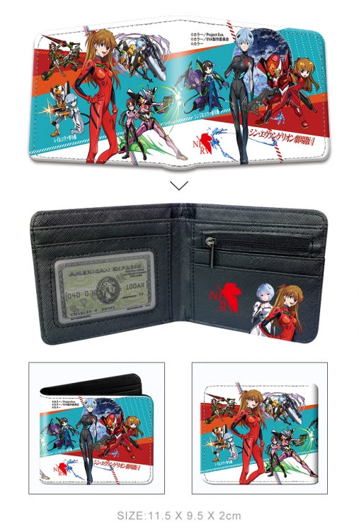 EVA 3D concave convex two fold short card wallet wallet wallet 11X9.5X2cm 65G