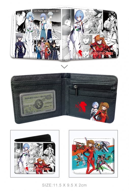 EVA 3D concave convex two fold short card wallet wallet wallet 11X9.5X2cm 65G